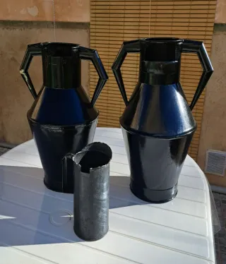 Cántaros metálicos años 50
