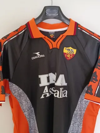 Camiseta As Roma retro. Totti 10. Talla XL