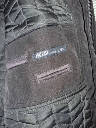 Parka Hombre Forescast Talla 54 Negra