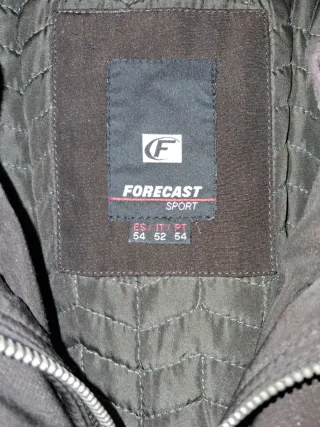 Parka Hombre Forescast Talla 54 Negra