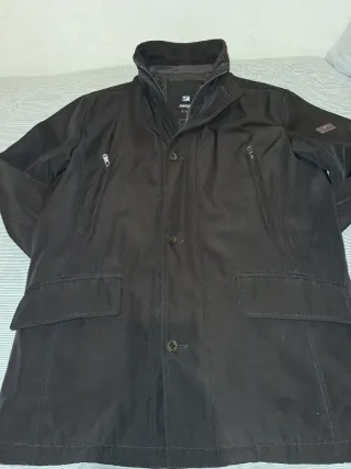 Parka Hombre Forescast Talla 54 Negra