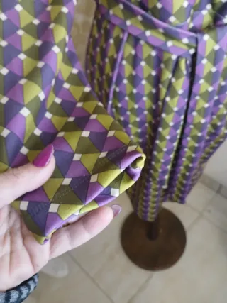 Vestitino donna vintage fantasia geometrica