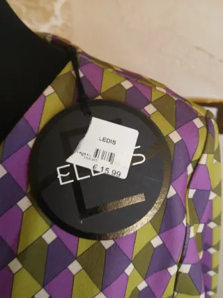 Vestitino donna vintage fantasia geometrica