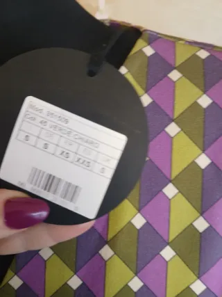 Vestitino donna vintage fantasia geometrica