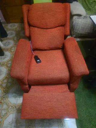 Sillón relax levanta personas Kronos Rojo