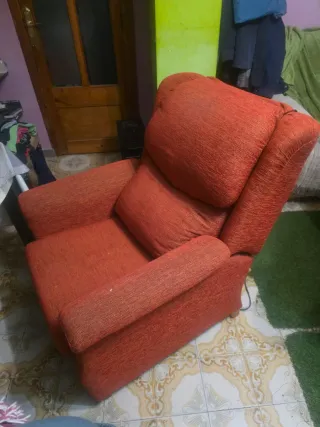 Sillón relax levanta personas Kronos Rojo