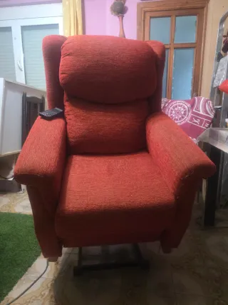Sillón relax levanta personas Kronos Rojo