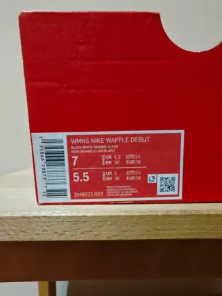 Nike Waffle Debut Negro/Blanco