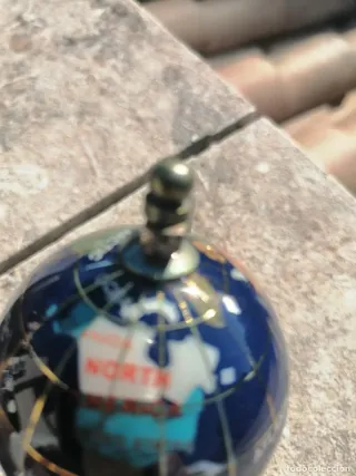 Globo terráqueo Lapislazuli de piedras semiprecios