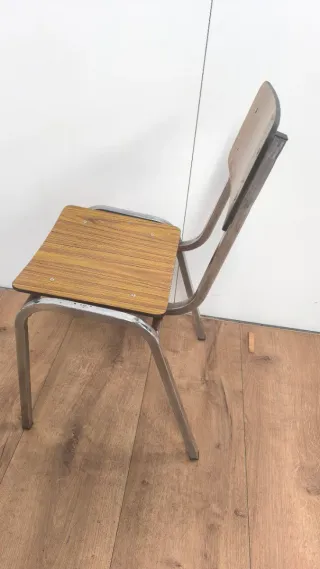 2 SILLAS ANTIGUAS VINTAGE 45