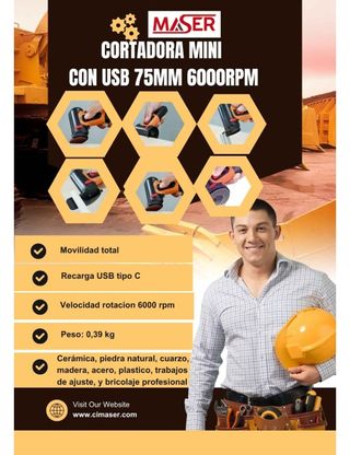 Mini Cortadora y Pulidora Eléctrica USB