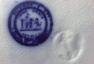 Antiguo plato Pickman, la Cartuja de Sevilla