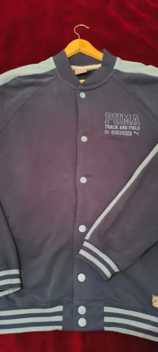 Chaqueta Puma Track and Field Azul