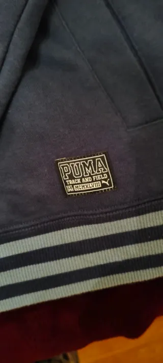 Chaqueta Puma Track and Field Azul
