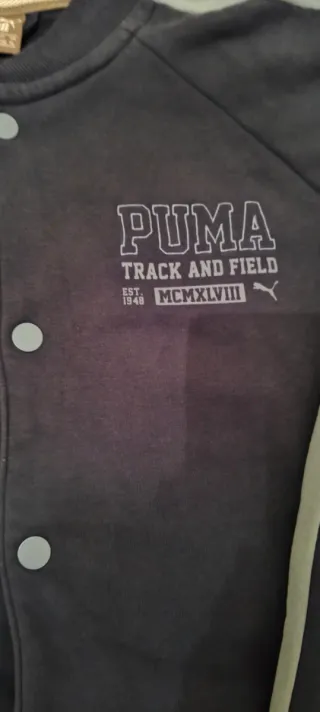 Chaqueta Puma Track and Field Azul