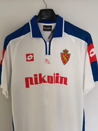 Camiseta Real Zaragoza retro. David Villa 7. XL
