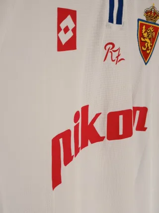 Camiseta Real Zaragoza retro. David Villa 7. XL