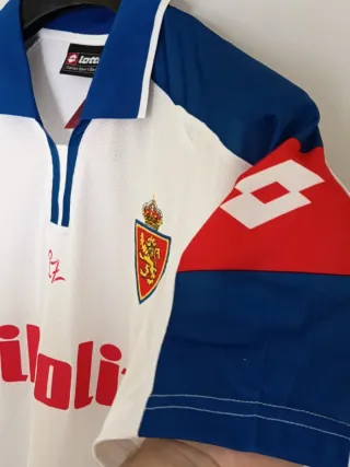 Camiseta Real Zaragoza retro. David Villa 7. XL