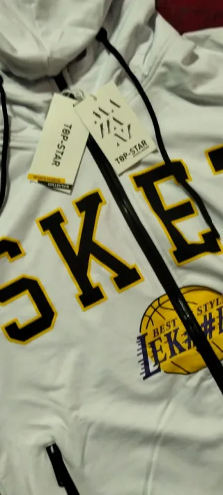 Felpa con cappuccio Lakers SKET 84