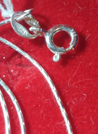 Cadena de Plata de Ley de 40cm