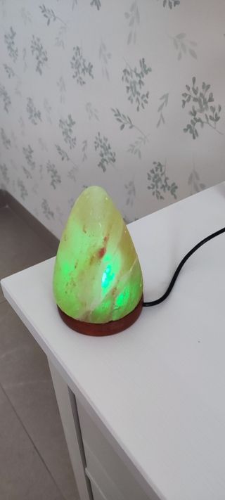 Lámpara de sal USB RGB