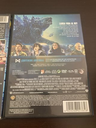 2 Películas DVD: Pixels y Godzilla (Español)