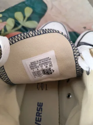 Converse All Star blu/bianche