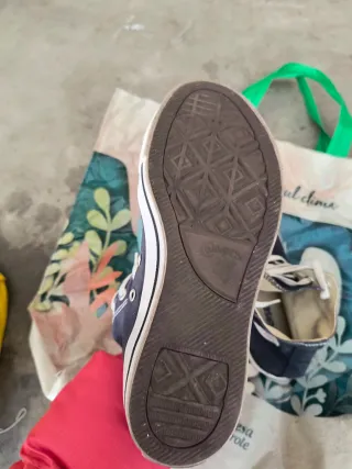 Converse All Star blu/bianche