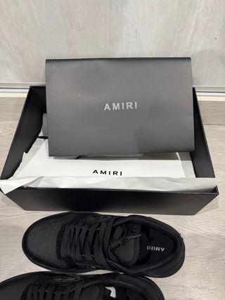 Amiri Zapatillas Negras Brillantes