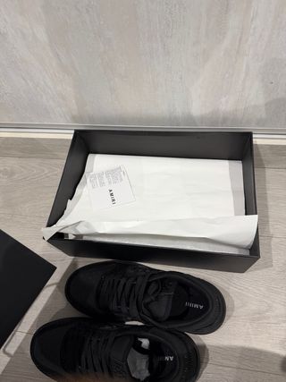 Amiri Zapatillas Negras Brillantes