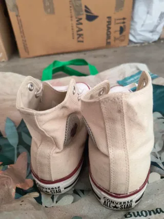 Converse All Star Beige/Rosso