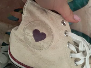 Converse All Star Beige/Rosso