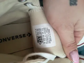 Converse All Star Beige/Rosso