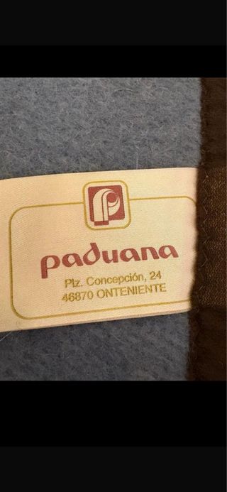 Lote Mantas Paduana 100% pura lana virgen
