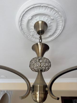 Lámpara de techo y mesa a juego