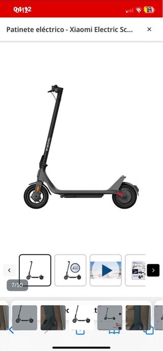 Patinete Eléctrico Xiaomi 4 Lite 2Gen ACEPTOOFERTA