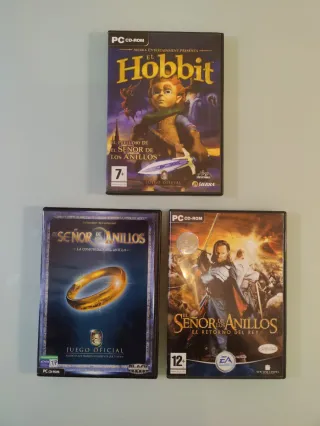 Lote 3 Juegos PC: El Señor de los Anillos