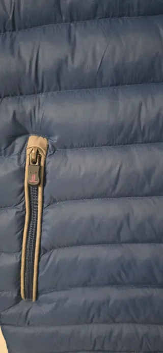 Chaqueta acolchada caballero azul