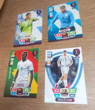 Adrenalyn XL Qatar 2022 - 4 Cromos