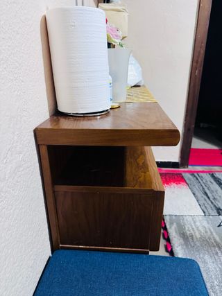 Mueble tocador madera con espejo