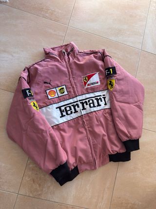 Chaqueta Ferrari Vintage Racing F1 Retro Bomber