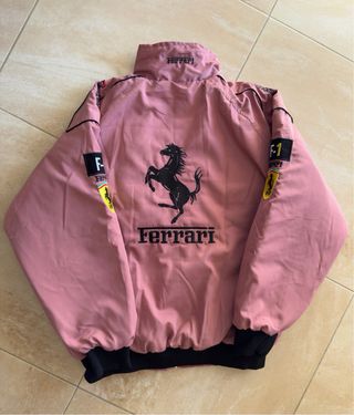 Chaqueta Ferrari Vintage Racing F1 Retro Bomber