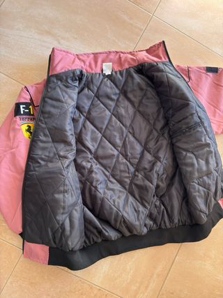 Chaqueta Ferrari Vintage Racing F1 Retro Bomber