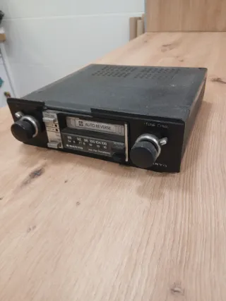 Radio Cassette Sanyo Coche Clásico AM/FM
