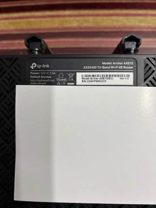 TP-Link Archer AXE75 WiFi 6E Router