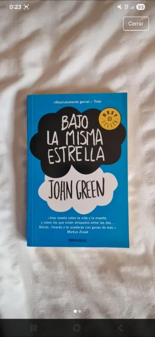 Libro Bajo la misma estrella