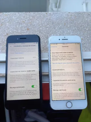 2 iPhones: SE 3ª Gen 128GB y 7 32GB