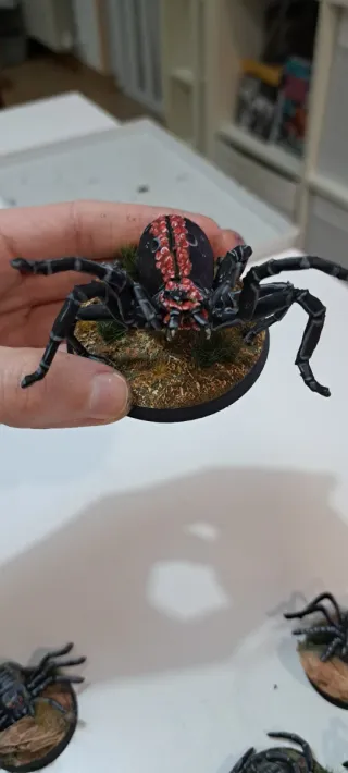 Araña Gigante Warhammer y Ella