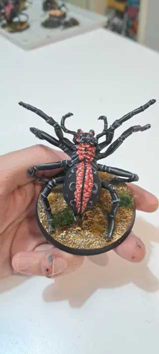 Araña Gigante Warhammer y Ella