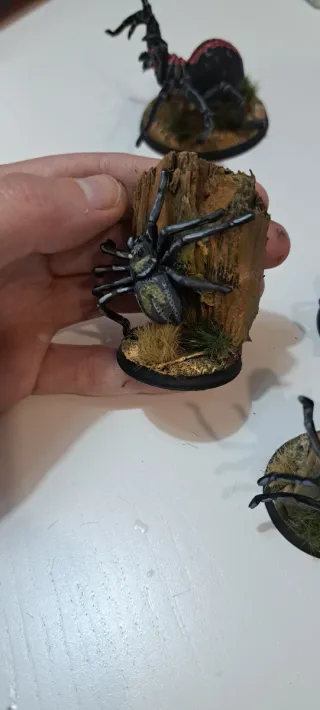 Araña Gigante Warhammer y Ella